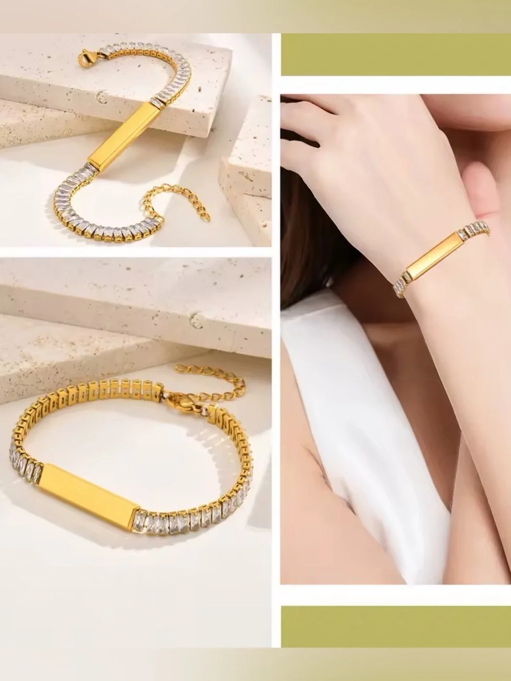 Elegant Cubic Zirconia Bracelets for Women